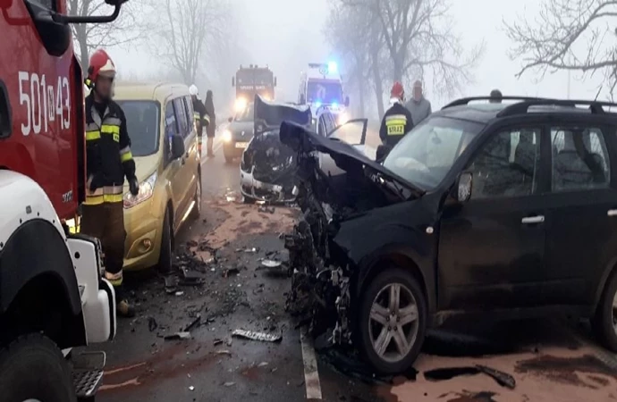 Na terenie powiatu nidzickiego policjanci jednocześnie pracowali przy czterech wypadkach.